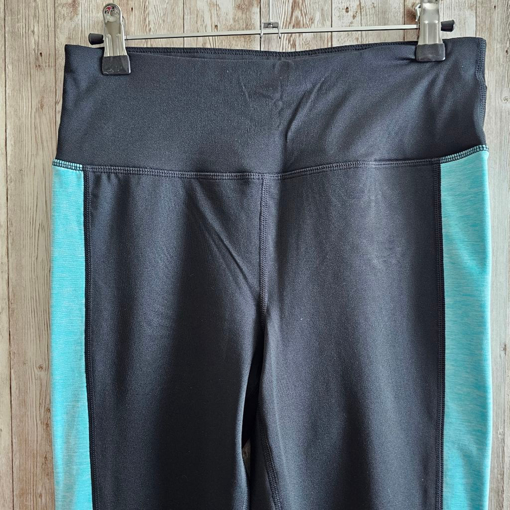 Women's Ideology Leggings Black Blue Size S - Picture 3 of 7
